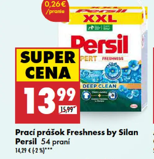 Persil Prací prášok Freshness by Silan