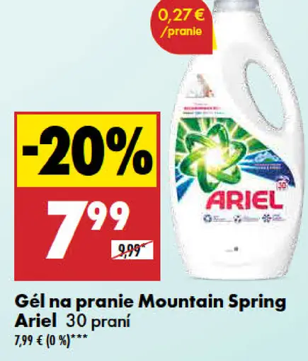 Gél na pranie Mountain Spring Ariel