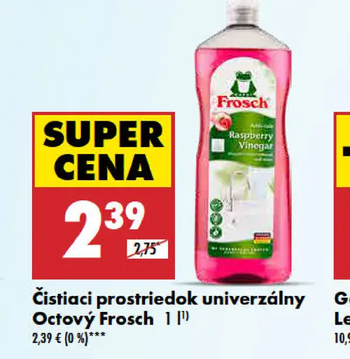 Frosch Čistiaci prostriedok univerzálny Octový