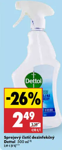 Dettol Sprejový čistič dezinfekčný