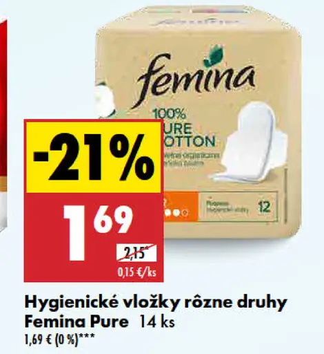 Femina Pure Hygienické vložky