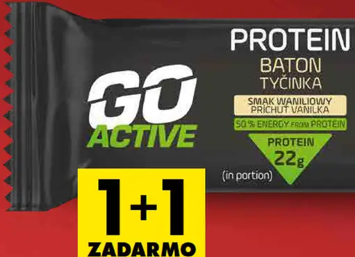 Go Active Tyčinka proteínová 50% vanilka