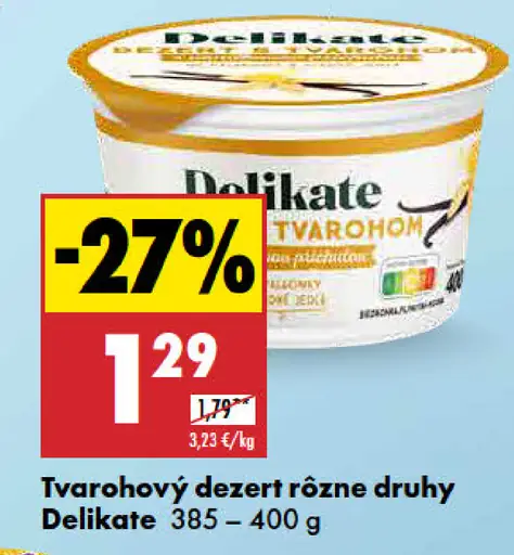 Delikate Tvarohový dezert