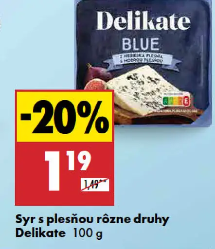Syr s plesňou Delikate