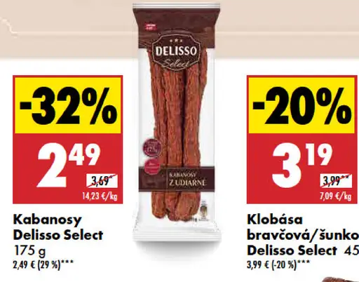 Delisso Select Kabanosy