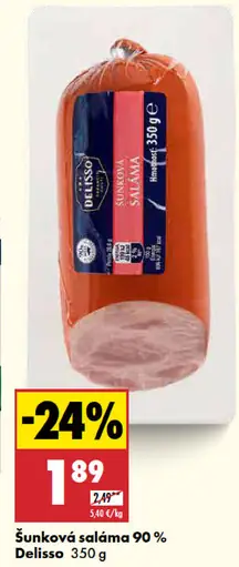 Delisso Šunková saláma 90%
