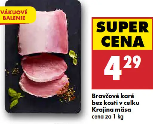 Bravčové karé bez kosti, v celku Krajina mäsa