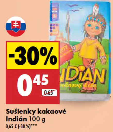 Indián Sušienky kakaové