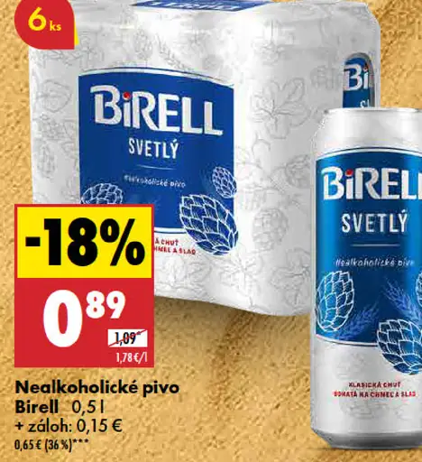 Birell svetlý