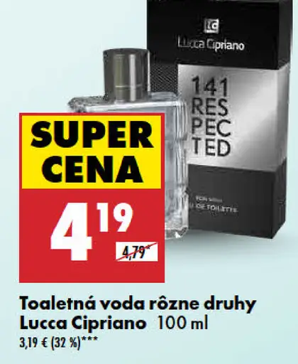 Lucca Cipriano Toaletná voda