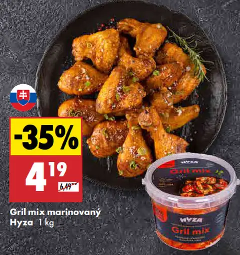 Hyza Gril mix marinovaný