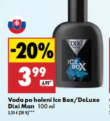 Dixi Voda po holení Ice Box/Deluxe