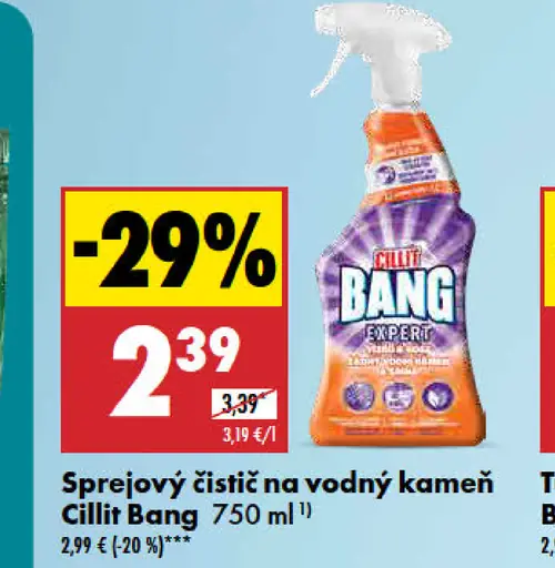 Cillit Bang Sprejový čistič na vodný kameň