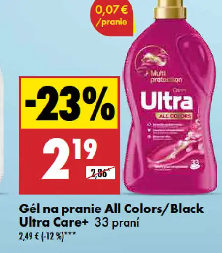 Ultra Gél na pranie All Colors/Black Ultra Care+