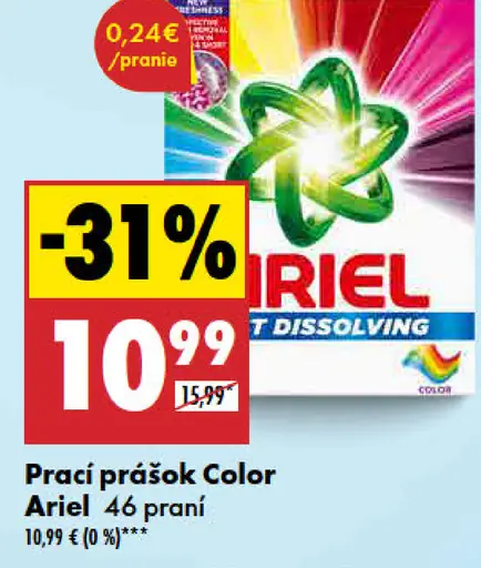 Ariel prací prášok Color