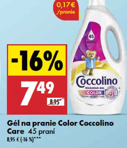 Coccolino Gél na pranie Color Care