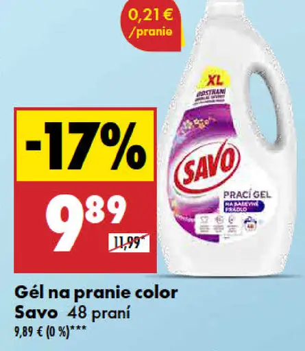 Savo Gél na pranie Color