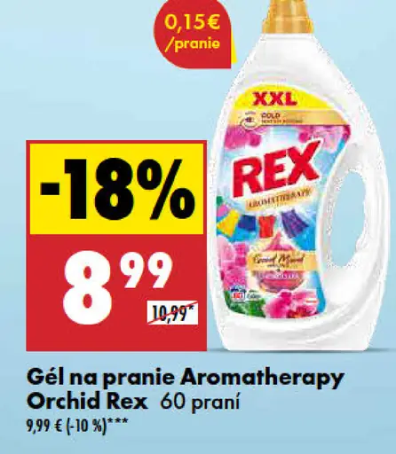 Rex Gél na pranie Aromatherapy Orchid