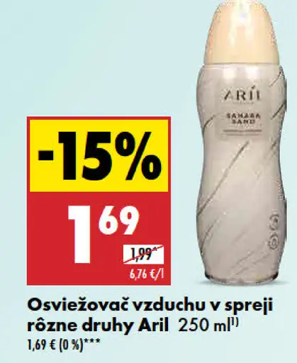 Osviežovač vzduchu v spreji