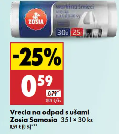 Vrecia na odpad s ušami
