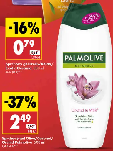 Sprchový gél Olive Coconut Orchid Palmolive