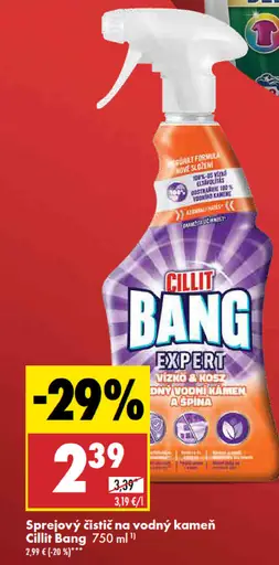 Cillit Bang Sprejový čistič na vodný kameň