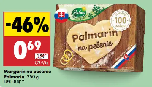 Palmarin margarín na pečenie