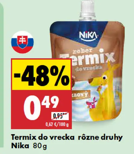 Nika termix do vrecka