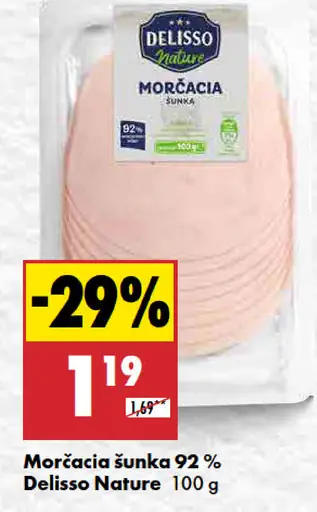 Delisso Nature Morčacia šunka 92%