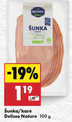 Delisso Nature Šunka karé