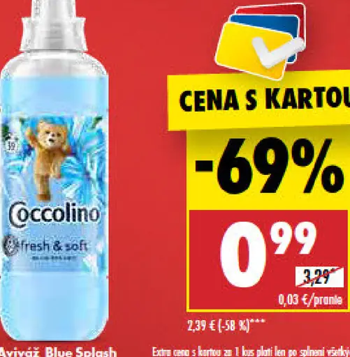 Coccolino Aviváž Blue Splash