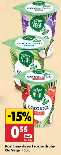 Go Vege Rastlinný dezert