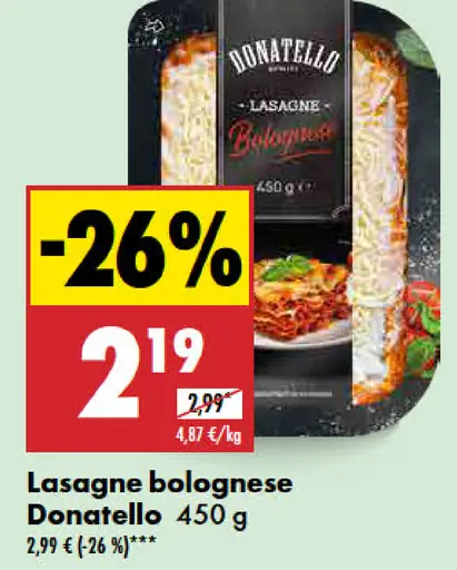 Donatello Lasagne Bolognese