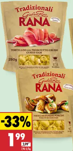 Rana cestoviny rôzne druhy