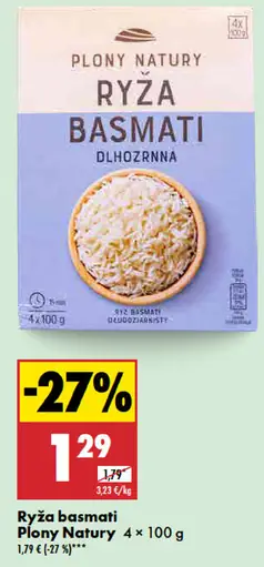 Plony Natury ryža basmati