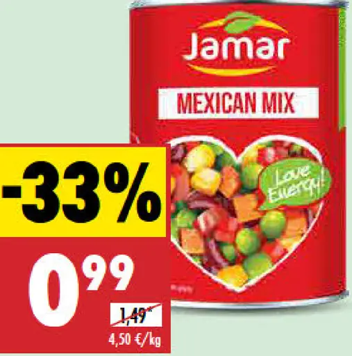 Jamar Zeleninový mix Mexiko