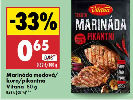Vitana Marináda medová/kura/pikantná