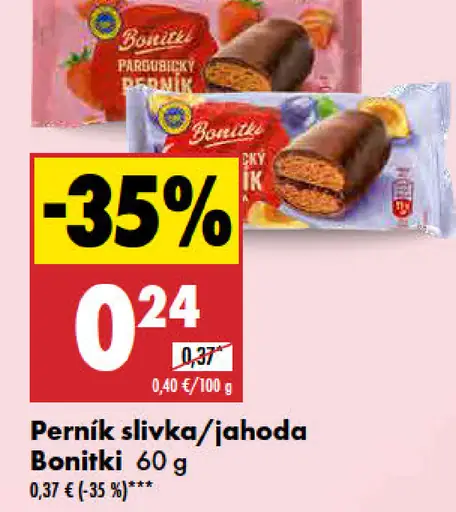 Bonitki Perník slivka/jahoda