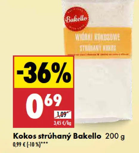 Bakello Kokos strúhaný