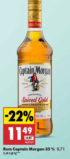 Captain Morgan Spiced Gold rum