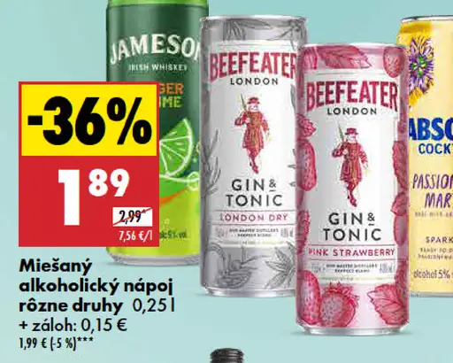 Miešaný alkoholický nápoj