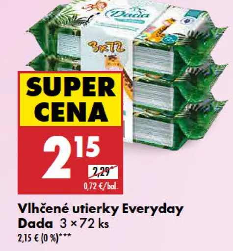 Everyday Vlhčené utierky