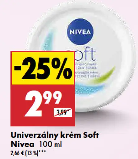 Univerzálny krém Soft Nivea