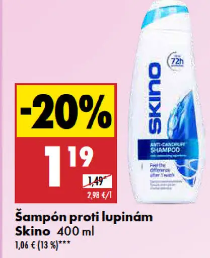 Šampón proti lupinám Skino