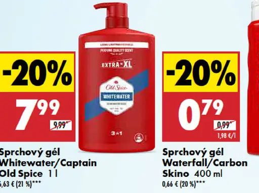 Old Spice Sprchový gél Whitewater/Captain