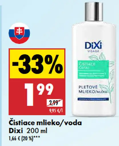 Dixi Čistiace mlieko/voda