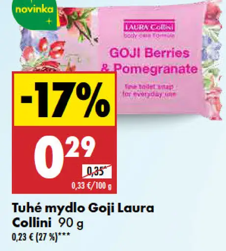 Tuhé mydlo Goji Laura Collini