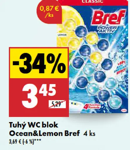 Bref tuhý WC blok Ocean&Lemon