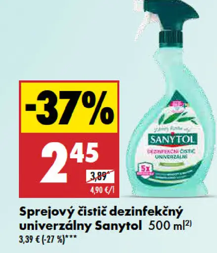 Sanytol Univerzálny dezinfekčný čistiaci prostriedok