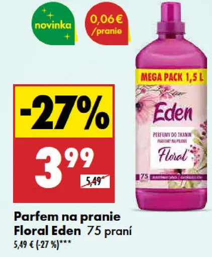 Eden Parfém na pranie Floral